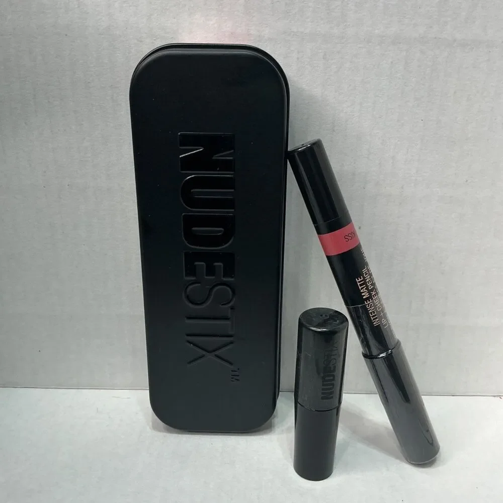 Nudestix Intense Matte Lip + Cheek Pencil Kiss 2.8g With Tin Box